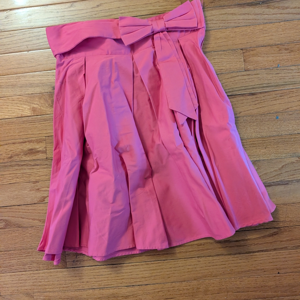 Pinup Couture Pink Pleated Mini Skirt